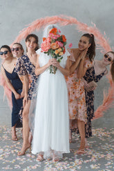 White Chiffon Maxi Dress - Wynter